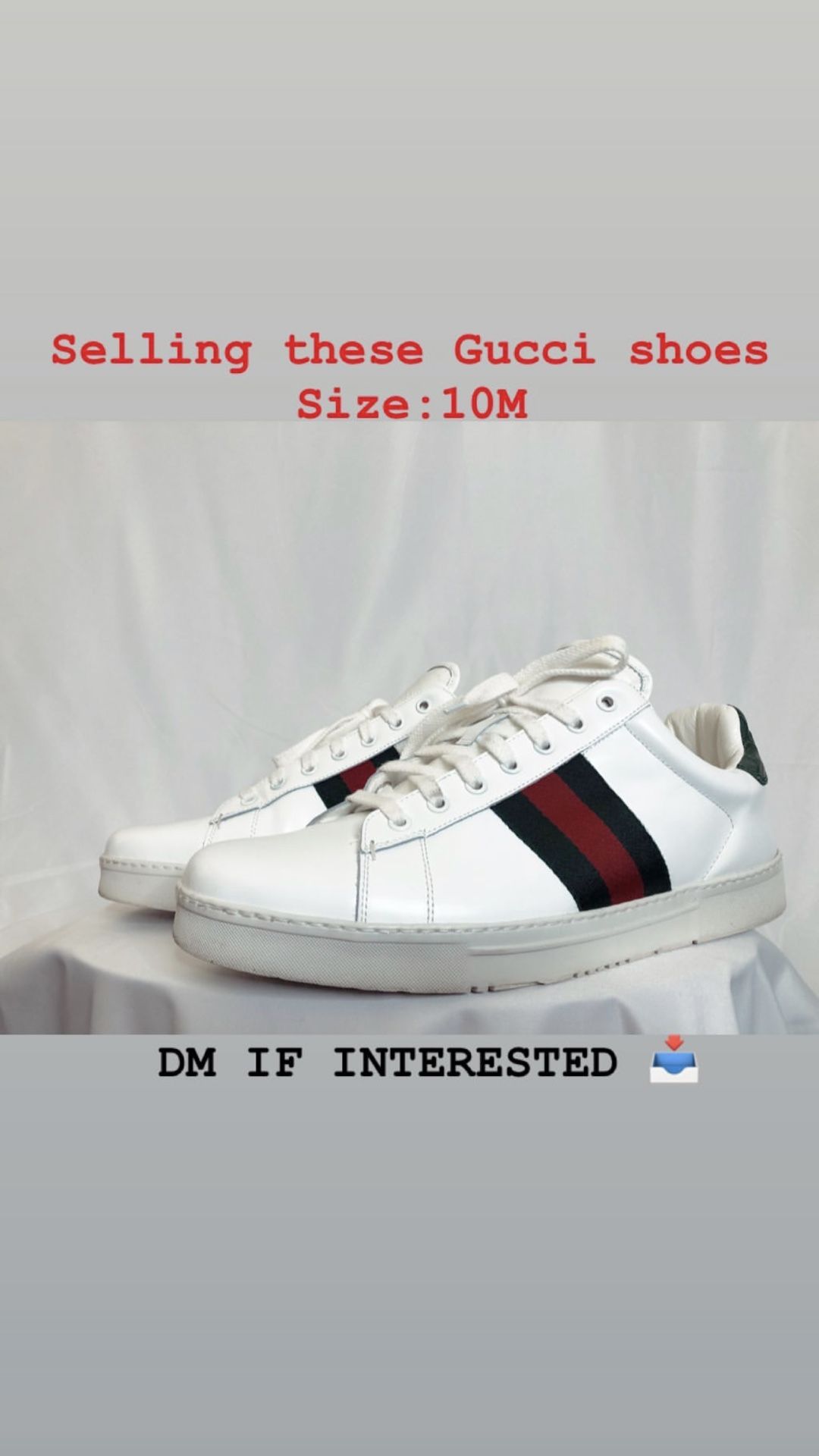 $400 Size 10 Gucci Shoes