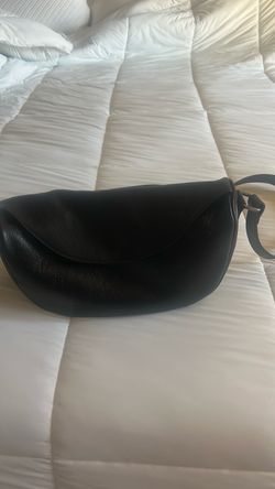 Black Leather Shoulder Bag