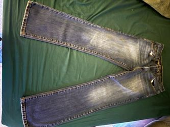 Men's Dark Wash Straight Leg Jeans