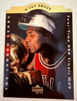 1996-97 Upper Deck Collector’s Choice A CUT ABOVE 10- CARD SET THE JORDAN YEARS