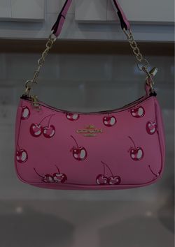 Pink coach bag