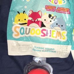 Squishmallow Squooshems - Red Octopus