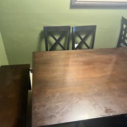Six Piece Dining Table