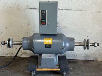 Baldor 10HP Industrial Grinder Buffer Cat. No. 1455
