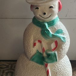 SNOWMAN BLOW MOLD LARGE VINTAGE