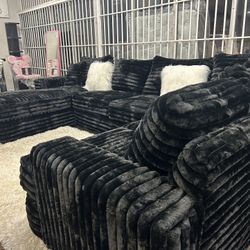 Brand New Comfy Corduroy Sectional Set 