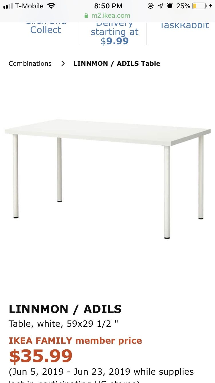 Ikea desk!
