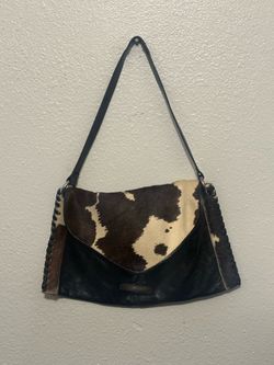 Cowhide purse