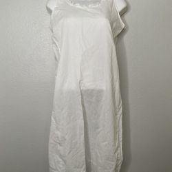 White Vintage Nightgown Slip Dress Size Small