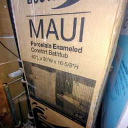 Maui Porcelain Bathtub