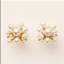NWT Kate Spade Pearl Cluster Stud Earrings