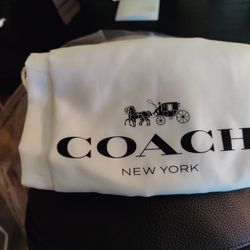 Coach Brand Real Pebble Genuine Leather Black Backpack - Brand New With Tags Originally $530+