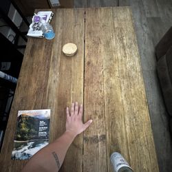 Heavy Wooden Coffee Table 