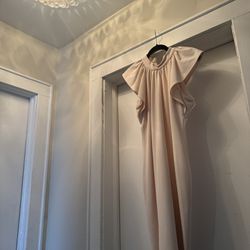 Elegant Calvin Klein Nude Pink Occasion Dress [Size8]