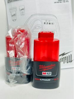 Milwaukee, M12 RedLithium CP 2.0 $29Each