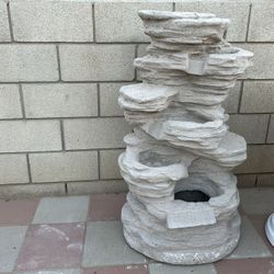 New Water Fountain Made Out Of Cement Perfect Gift 