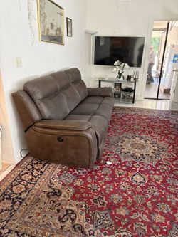 Three-Piece Living Room Leather