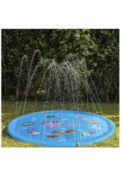 Outdoor Water Play Sprinklers for Kids-68” Pool Sprinkler Pad