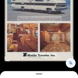 84 Rv Runs And Drives 