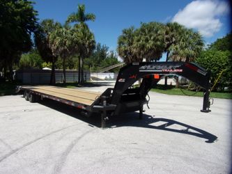 Horizon 8.5 x 36 Gooseneck Flatbed Trailer 20k GVWR
