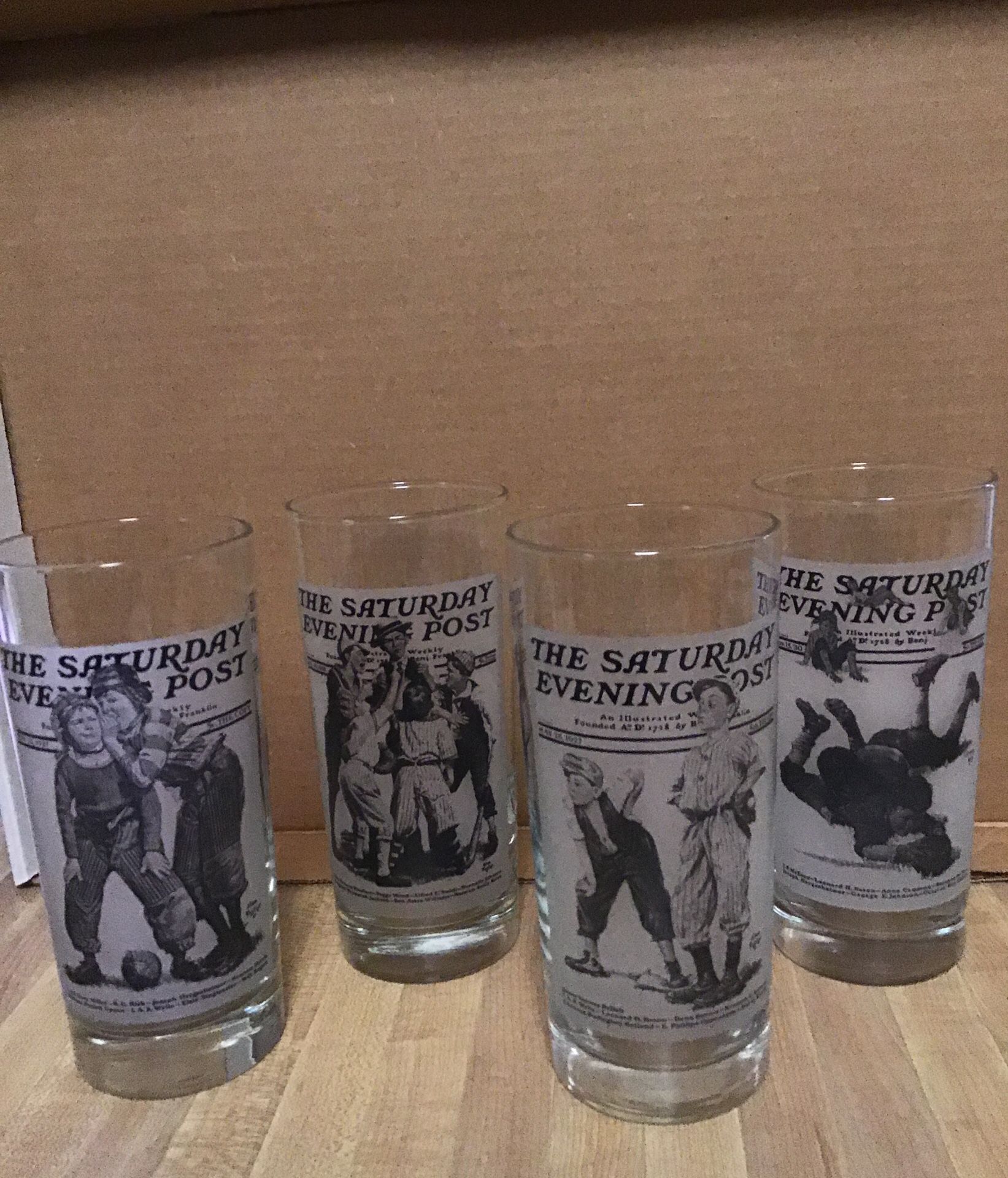 Norman Rockwell glasses . The Saturday Evening Post