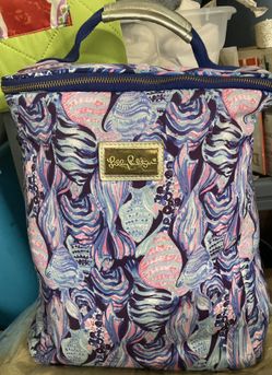 Lily Pulitzer Wine Carrier/cooler Bag 