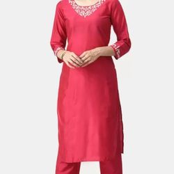 Manaf Kurta Embroidery Pant Set  