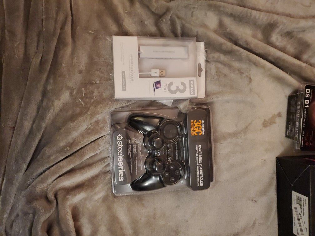 Gaming Bundle, Steel Series 3gc Controller & 3-port Usb Hub