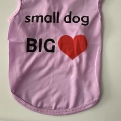 NWOT Small Dog Shirt