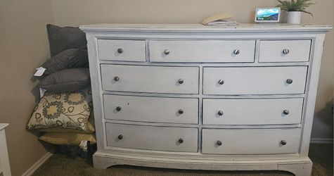 White Rustic Dresser