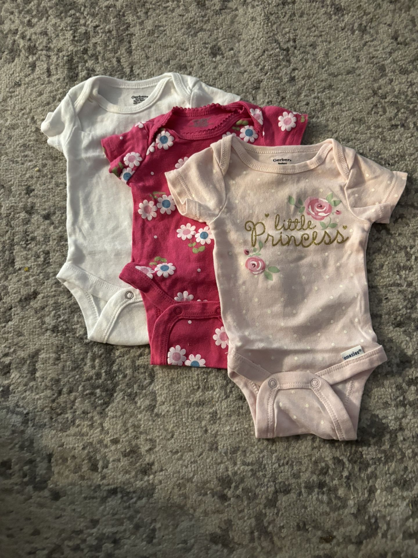 Newborn Three Pack Onesies