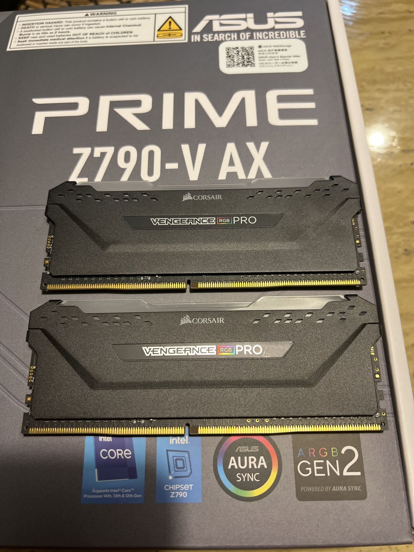 Corsair VENGEANCE RGB PRO DDR4 16GB (2x8GB) 3600MHz