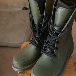 Christian Dior Rubber Boots Womens 8 1/2 