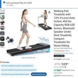 Walking Pad Treadmill - BRAND NEW $290