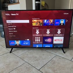 50 Inch 4K TCL Smart TV