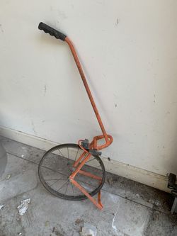 Road Distance Measuring Wheel Feet/Inches Metric Reading