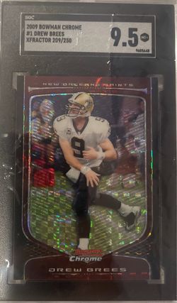 Drew Brees Xfractor SGC 9.5