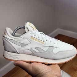 Reebok Classic Leather Dusty Warehouse Pack White Grey Size 9M/10.5W