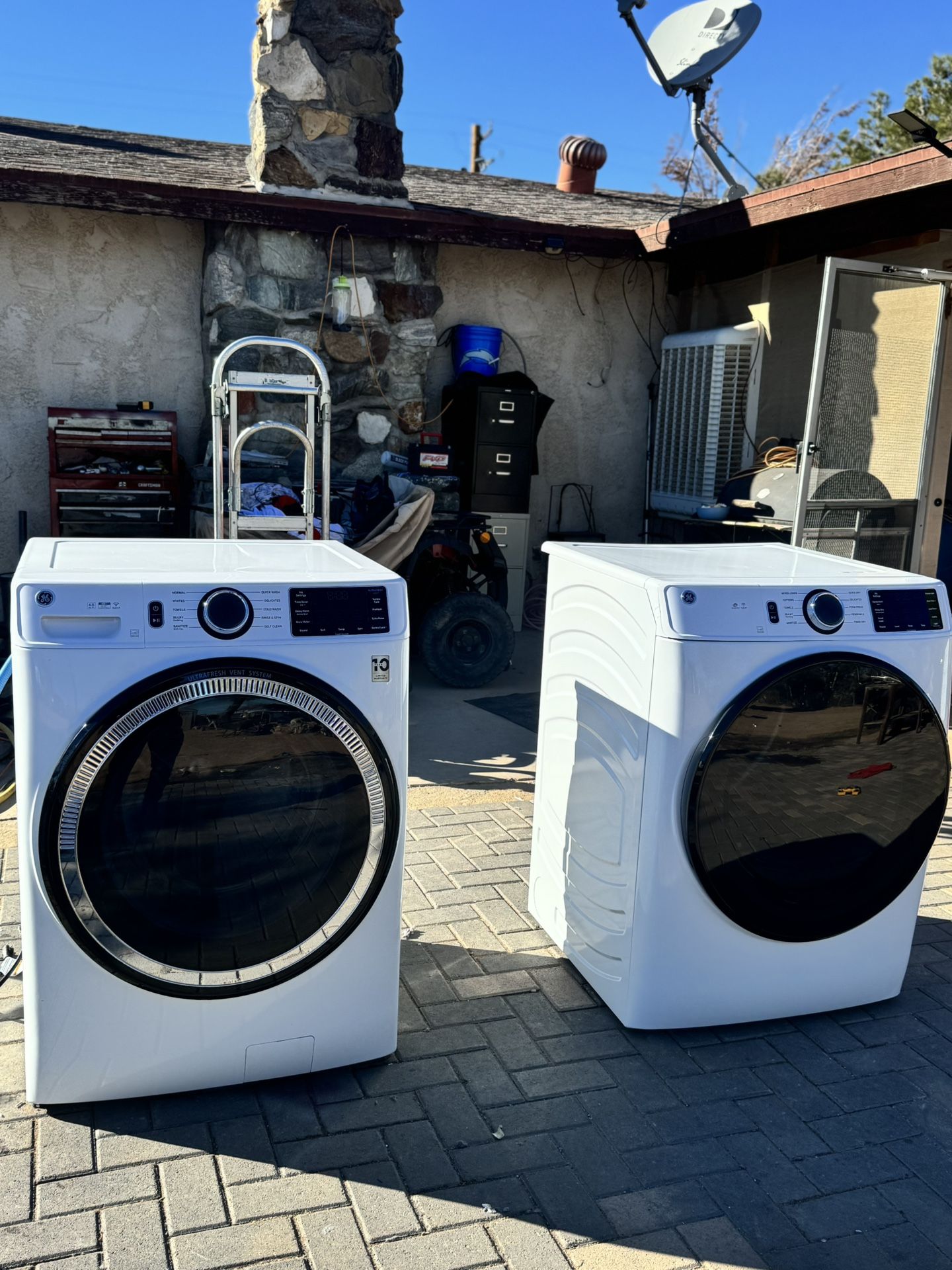 Ge Washer And Gas Dryer Set