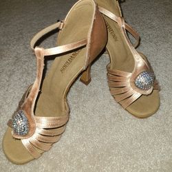 Brand New Custom Made Swarovski Crystal Dance Shoes