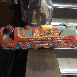 Old Metal Toy Train