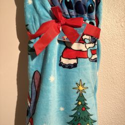 stitch christmas throw