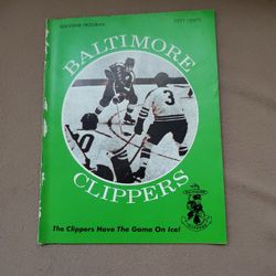 Baltimore Clippers Souvenir Program