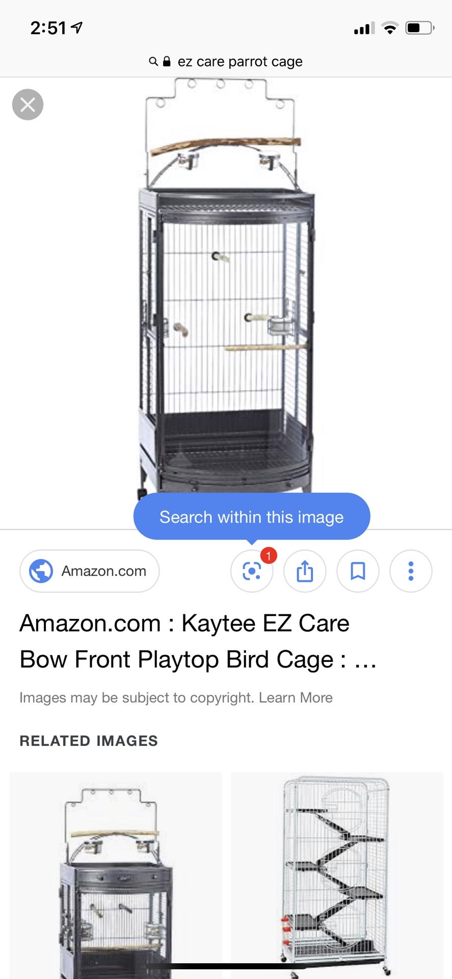 Kaytee EZ Care Bird (Parrot) cage huge for Sale in Palmer, AK OfferUp