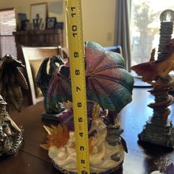 Dragons Statues & Swords-Read Description 