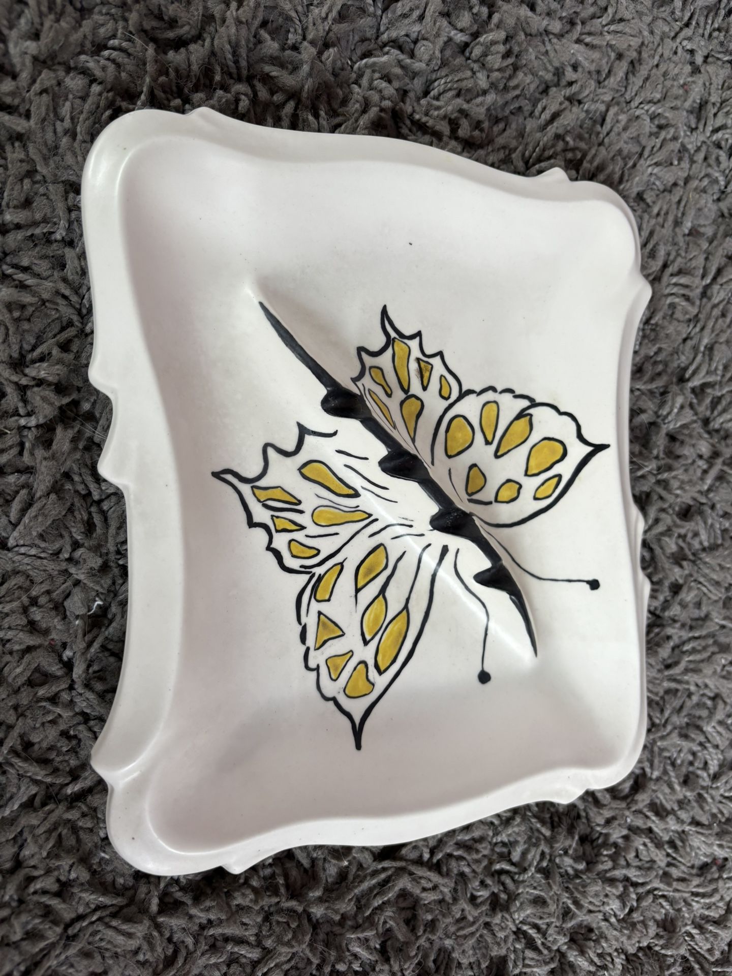 Vintage Butterfly Ash Tray