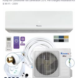 4 ductless mini splits two 36kbtu and two 24kbtu