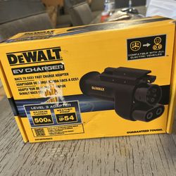 DEWALT NACS to CCS1 Fast Charging Adapter, 500-A / 1000-Volt, Fast Charge Your CCS1 EV at Tesla Superchargers