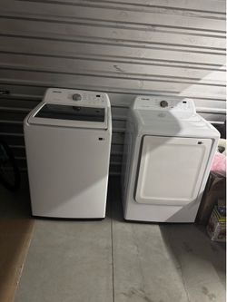 Samsung top load washer and dryer
