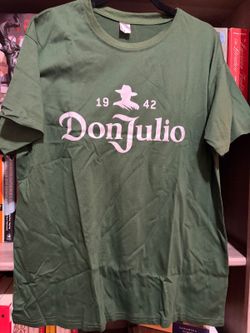 Don Julio Green Graphic T Shirt, Size Large
